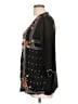 Johnny Was 100% Polyester Black 3/4 Sleeve Blouse Size L (petite) - photo 5
