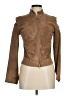 Unbranded Solid Brown Leather Jacket Size EU 38 / US 8 - photo 1