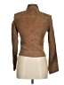 Unbranded Solid Brown Leather Jacket Size EU 38 / US 8 - photo 2