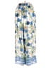 CeCe Tropical Blue Casual Pants Size S - photo 1