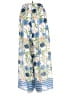 CeCe Tropical Blue Casual Pants Size S - photo 2