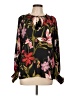 Venus 100% Polyester Black Long Sleeve Blouse Size 12 - photo 1