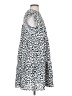 Lily 100% Polyester Animal Print White Casual Dress Size S - photo 4