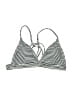 Unbranded Stripes White Swimsuit Top Size M - photo 1