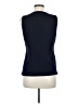 Talbots 100% Cotton Blue Sleeveless Blouse Size M - photo 2