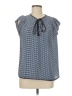 Suncoo 100% Polyester Blue Sleeveless Blouse Size Med (T2) - photo 1