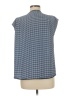 Suncoo 100% Polyester Blue Sleeveless Blouse Size Med (T2) - photo 2