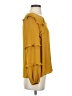 CeCe 100% Polyester Yellow Long Sleeve Blouse Size XS - photo 4