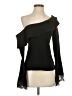 Nicholas 100% Polyester Black Long Sleeve Blouse Size 4 - photo 1
