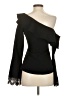 Nicholas 100% Polyester Black Long Sleeve Blouse Size 4 - photo 2