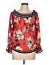 Flying Tomato 100% Polyester Orange 3/4 Sleeve Blouse Size L - photo 1