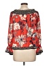 Flying Tomato 100% Polyester Orange 3/4 Sleeve Blouse Size L - photo 2