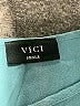 VICI 100% Rayon Teal Short Sleeve Blouse Size S - photo 7