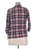 Self Esteem 100% Polyester Plaid Blue 3/4 Sleeve Blouse Size XL - photo 2