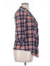 Self Esteem 100% Polyester Plaid Blue 3/4 Sleeve Blouse Size XL - photo 4
