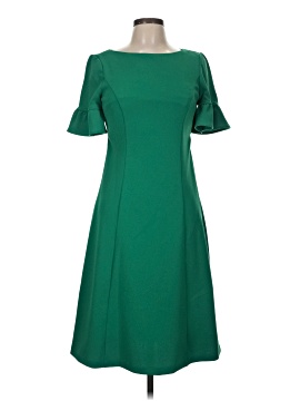 slim fit dress slacks Dress Casual Short By Jessica Howard In Blue & Green, Size: 14 main image 0