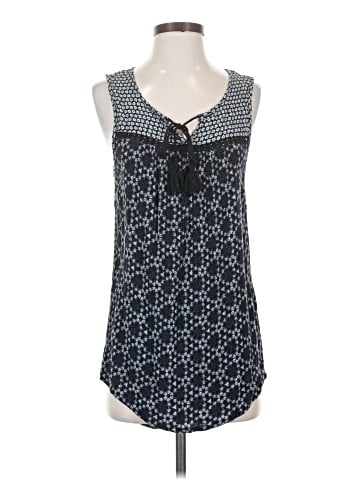 Great Northwest Indigo Sleeveless Blouse (view 1)