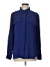 Ann Taylor LOFT 100% Polyester Blue Long Sleeve Blouse Size L - photo 1