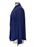 Ann Taylor LOFT 100% Polyester Blue Long Sleeve Blouse Size L - photo 5