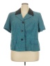 Lady Dorby Teal Short Sleeve Blouse Size 20W - photo 1