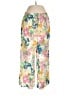Unbranded Floral Yellow Casual Pants Size L (estimated) - photo 1