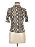 Caution to the Wind Tan Short Sleeve Turtleneck Size L (estimated) - photo 1