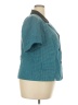 Lady Dorby Teal Short Sleeve Blouse Size 20W - photo 4