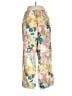 Unbranded Floral Yellow Casual Pants Size L (estimated) - photo 2