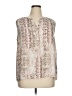 Zac & Rachel 100% Polyester Ivory Sleeveless Blouse Size XL - photo 1