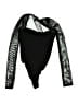 Missguided Black Long Sleeve Top Size 4 - photo 1
