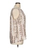 Zac & Rachel 100% Polyester Ivory Sleeveless Blouse Size XL - photo 4