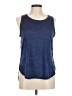 Ideology 100% Polyester Blue Sleeveless T-Shirt Size M - photo 1
