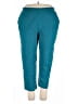 Woman Within Solid Teal Casual Pants Size 18 - 20 - photo 1