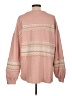 New In 100% Cotton Pink Pullover Sweater Size L - photo 2