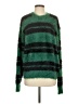 Stussy Stripes Green Pullover Sweater Size S - photo 1