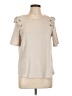Inner Circle Inc. Tan Short Sleeve Top Size L - photo 1