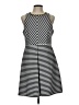 Jessica Simpson 100% Polyester Stripes Black Casual Dress Size 12 - photo 1