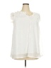 Naif 100% Polyester Ivory Sleeveless Blouse Size 3X - photo 1