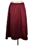 BFA Classics 100% Polyester Solid Burgundy Formal Skirt Size 12 (estimated) - photo 1