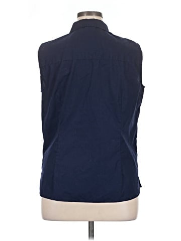 Basic Editions Sleeveless Button-Down Shirt (view 2)