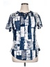 Unbranded Blue Short Sleeve Henley Size XL - photo 1