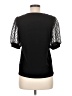 CeCe Black Short Sleeve Top Size M - photo 2
