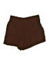 Wildfox 100% Rayon Solid Brown Shorts Size M - photo 2