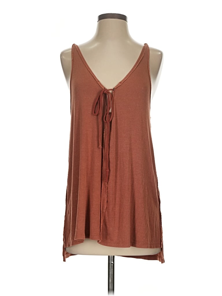 Pre-owned We The Free Sleeveless Blouse In Brown