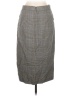 Theory Plaid Gray Formal Skirt Size 6 - photo 2