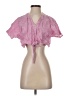 Assorted Brands Pink Short Sleeve Blouse Size S - photo 1