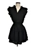 Steve Madden 100% Polyester Solid Black Casual Dress Size XS - photo 1