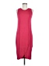 LA Made Solid Pink Red Casual Dress Size M - photo 1