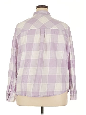 Divided by H&M Long Sleeve Button-Down Shirt (view 2)