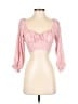 Shero 100% Rayon Pink 3/4 Sleeve Blouse Size S - photo 1